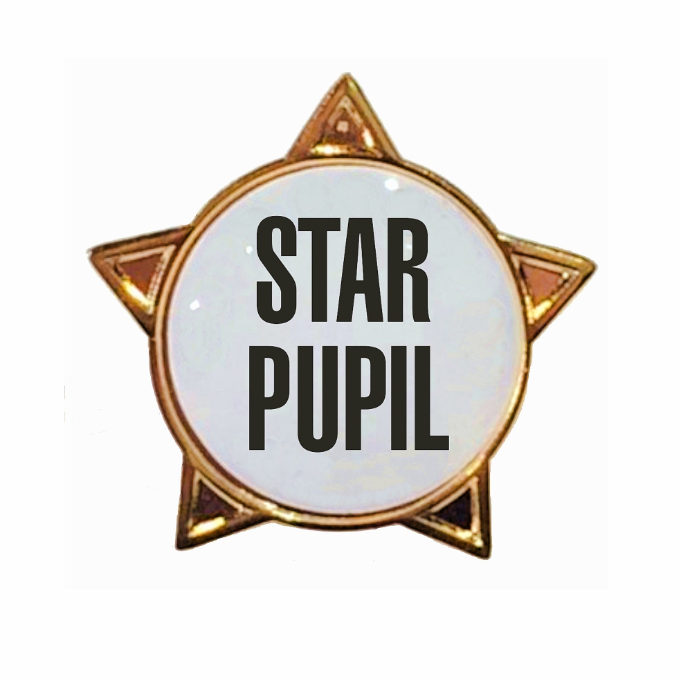 STAR PUPIL star badge